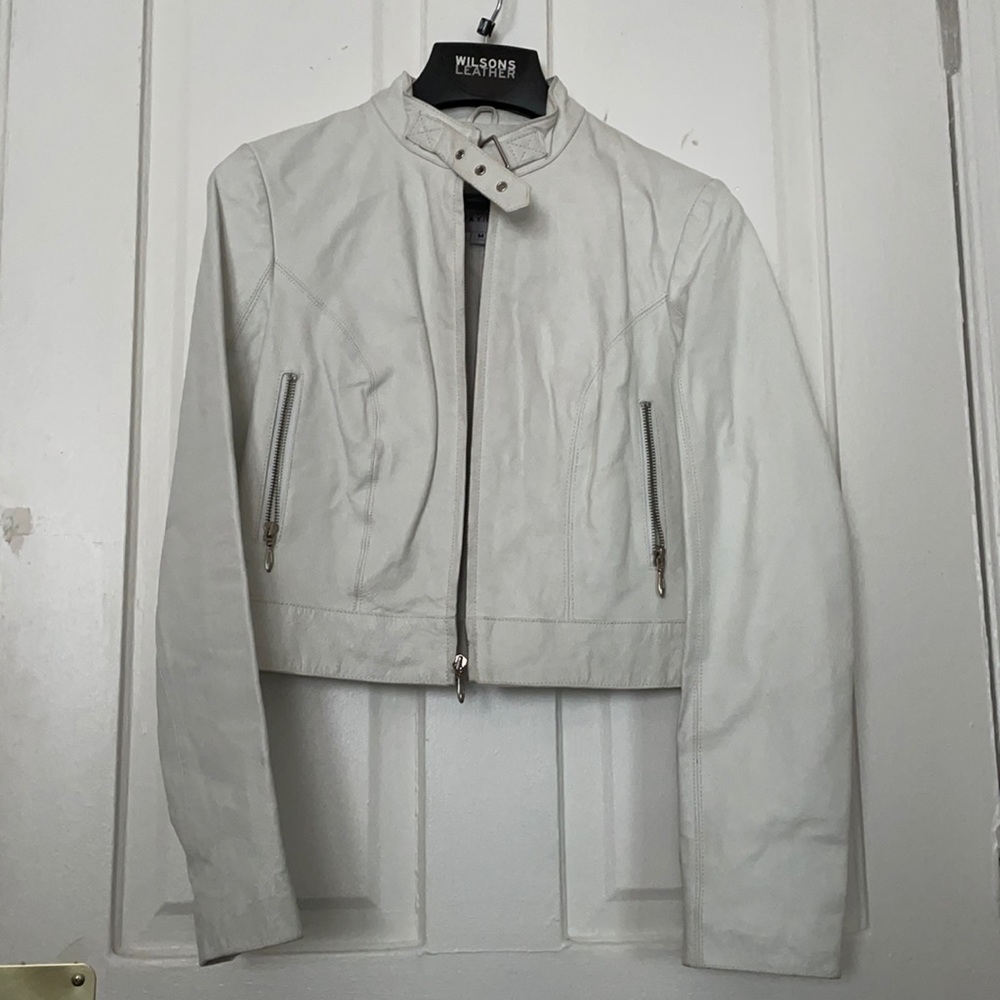 Wilsons Leather Coat Size M
